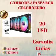 Set de 5 fanes RGB(sin controlador) - Img 55997216