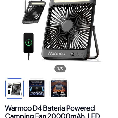 Ventiladores recargables - 4/6
