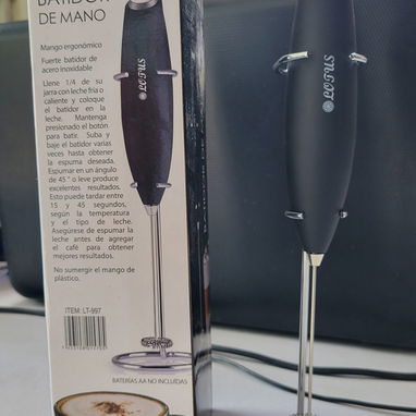 Batidor para café y cafetera de prensa marca LOTUS - Img 123569327