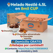 (VILLA CLARA 👉🏾 Santa Clara) Helado Nestlé 4.5L en 8mil CUP - REBAJA POR CANTIDAD + DOMICILIO GRATIS EN LA CIUDAD - Img 55125490
