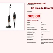 ASPIRADORA 2 EN 1 RAF VPT#-0019 - Img 55218164