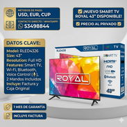 NUEVO SMART TV ROYAL 43 PULGADAS ‼️ - Img 55936772