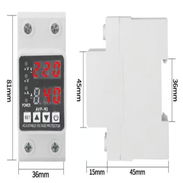Adjustable Voltage Current Protector 110/220V 80-300V Universal Single Phase AC DC Protection 1~63a Self resetting - Img 58131303