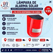 Lámpara de Alarma solar - Img 58394931