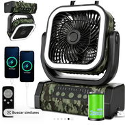 Ventilador recargable de 20000 mAh con mando a distancia - Img 57858698