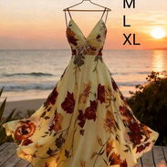 Vestido amarillo con flores - Img 57089693
