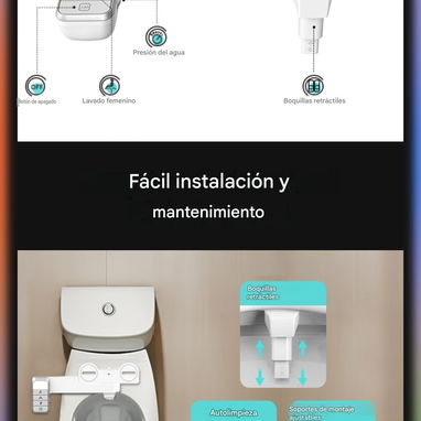📢Accesorio de Bidé🚽Ultradelgado para Inodoro (No Eléctrico)🫧 - 6/6