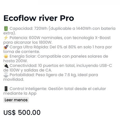 Ecoflows y estaciones de energía - Img 123108880