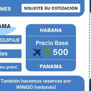 ✈️ Pasajes Habana Panamá 💲 A partir de 500 usd 🧳 2 maletas de 32kg - Img 58225798