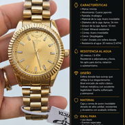RELOJ INVICTA DORADO LUXURY Características: • Marca: Invicta • Movimiento: Cuarzo japonés • Pantalla: Analógica • Mater - Img 56508377