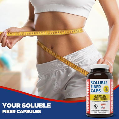 Fibra Soluble en Cápsulas (Yerba Prima · 180 cápsulas) - 2/4