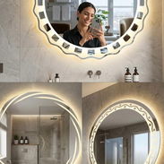 Espejo decorativo con cambio de luz / led - Img 55804013