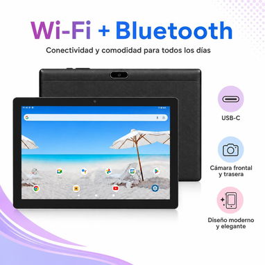 Tablet Android 10.1" 32GB 3GB + 5GB RAM – Negro – - 2/5