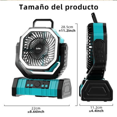 Ventilador recargable 50USD - 7/8