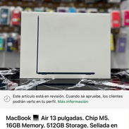 MacBook Air 13” M5 16/512 nueva sellada en caja - Img 55763609