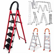 ESCALERAS DE MANO DOMÉSTICA MULTIUSO PLEGABLE DE 90cm a 3.70m de $65 a $90 - Img 57323301