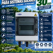 ⚡ Caja de Protección IP65 para Sistemas Solares (TOMZN) HA12WAY (2 Entradas / 2 - Img 57584770