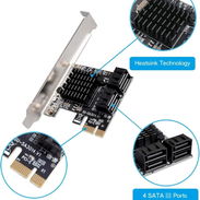 Tarjeta PCI Express SATA 3.0 4 Puertos 6Gbps - Img 56130129
