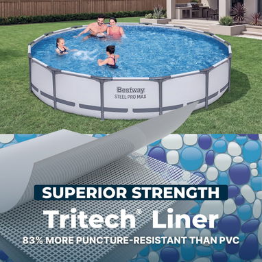 PISCINA BESTWAY STEEL PRO MAX 14 PIES X 33 PULGADAS (4X1 METROS) CON BOMBA RECIRCULACION/FILTRO. RECOGIDA EN BOYEROS - 2/9