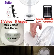 Ventilador recargable de mesa de 16" con envío gratis - Img 50779358