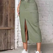 👌🏻‼️Versatilidad y Estilo con Nuestras Sayas de Mezclilla💥 - Img 50352842