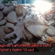 En venta juegos de alfombras para el baño 54138011 - Img 48382623