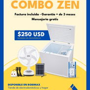 Nevera❄️ Ventilador Recargable con Panel Solar 🌞 y protector - Img 55361533