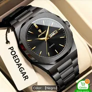 Reloj negro, elegante , novedoso para hombre . - Img 56019122