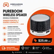 PureBoom Wireless Speaker Bluetooth Portátil | Bocina Compacta con Entrega en La Habana - Img 55262284