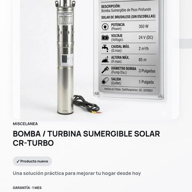 Bomba sumergible de pozo profundo - 2/2