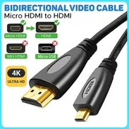 🔌 Cable Micro HDMI a HDMI 4K 🎥 | Alta Definición 📺 para Cámaras, Tablets, Proyectores y Más -- 🎥 5.887.23.60 🎥 - Img 51741486