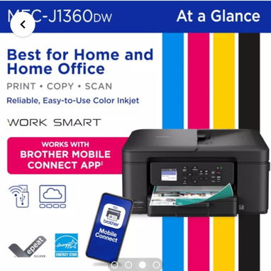 Impresora, escáner y fotocopiadora Brother MFC-J1360DW - Img 120914625