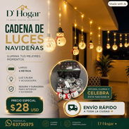 Cadena de Luces Navideñas. Domicilio Incluido - Img 58198669