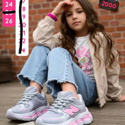TENIS PARA NIÑ@S *NEW BALANCE 2000 ROSA Y GRIS*🩷🩶 - Img 56985899