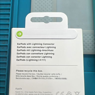 audifonos de cable de iphone audifonos lightning y tipo C sellados certificados por apple audifonos lightning de cable - Img 112500815