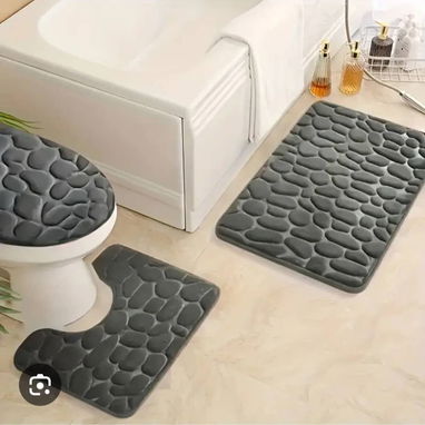 🎁 Set de Alfombras Lisas para baños - 3/6