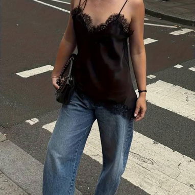 Blusas/Vestidos Lenceros Satinados Bershka,Stradivarius,SHEIN,Zara - 6/7