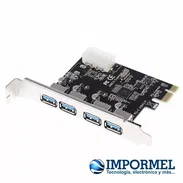 Tarjeta PCI Express de 4 puertos usb 3.0. Nuevos. - Img 54004322