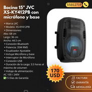 Bocina 15" 35W con micrófono y base - Img 55627832