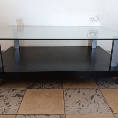 Mesa de cristal con ruedas para juego de sala - Img 122665104