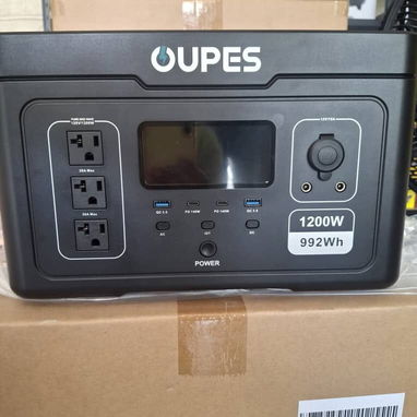 ESTACIÓN DE ENERGÍA  OUPES EXODUS 1200 🔋 Capacidad de batería LiFePO4: 992Wh ⚡ Potencia de salida: 1200W. Pico: 3600W - Img 119585746