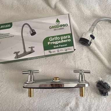 Grifo fregadero doble cuello flexible GP 1220 (CV) - Img 122780578