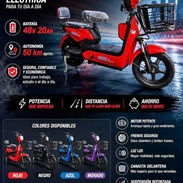 Bicimoto Eléctrica – 50 km de autonomía – 4 colores – Oferta - Img 55768680