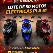 🏍️ LOTE DE 50 MOTOS ELÉCTRICAS PLA 51 - Img 57077121