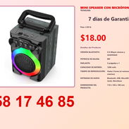 MINI SPEAKER CON MICRÓFONO - Img 54823641