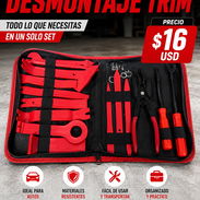 Kit Herramientas Desmontaje Molduras Auto Faros Estereo 19 piezas - Img 56347770