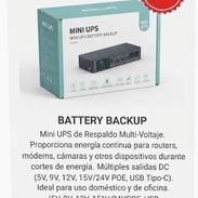 Mini UPS de Respaldo Multi-Voltaje Características principales: Energía continua: Ideal para garantizar el funcionamie - Img 58017599