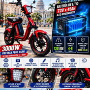 Bicimoto Grillo de 3000w batería de litio 72x45AH incluye casco y guantes - Img 58111329
