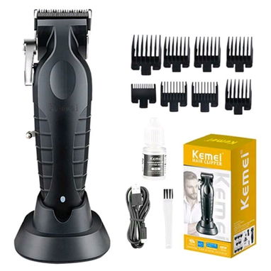 ✨ Kit Profesional Kemei 3 en 1 – Corte, Detallado y Afeitado ✂️🪒 - 2/5