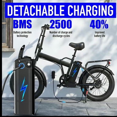bicycle Electric Folding Bicycle 1500W - Img 125108149
